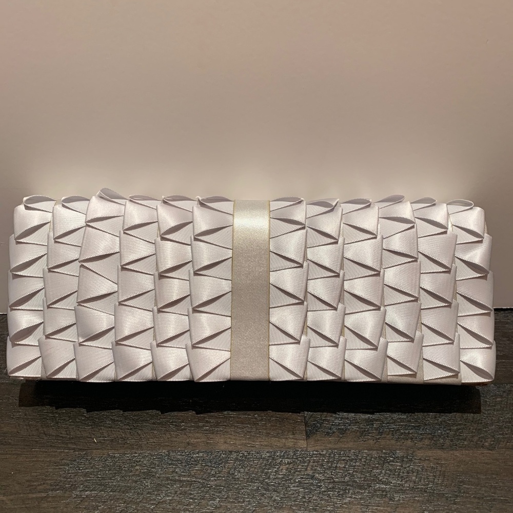 Jessica McClintock Silver Clutch